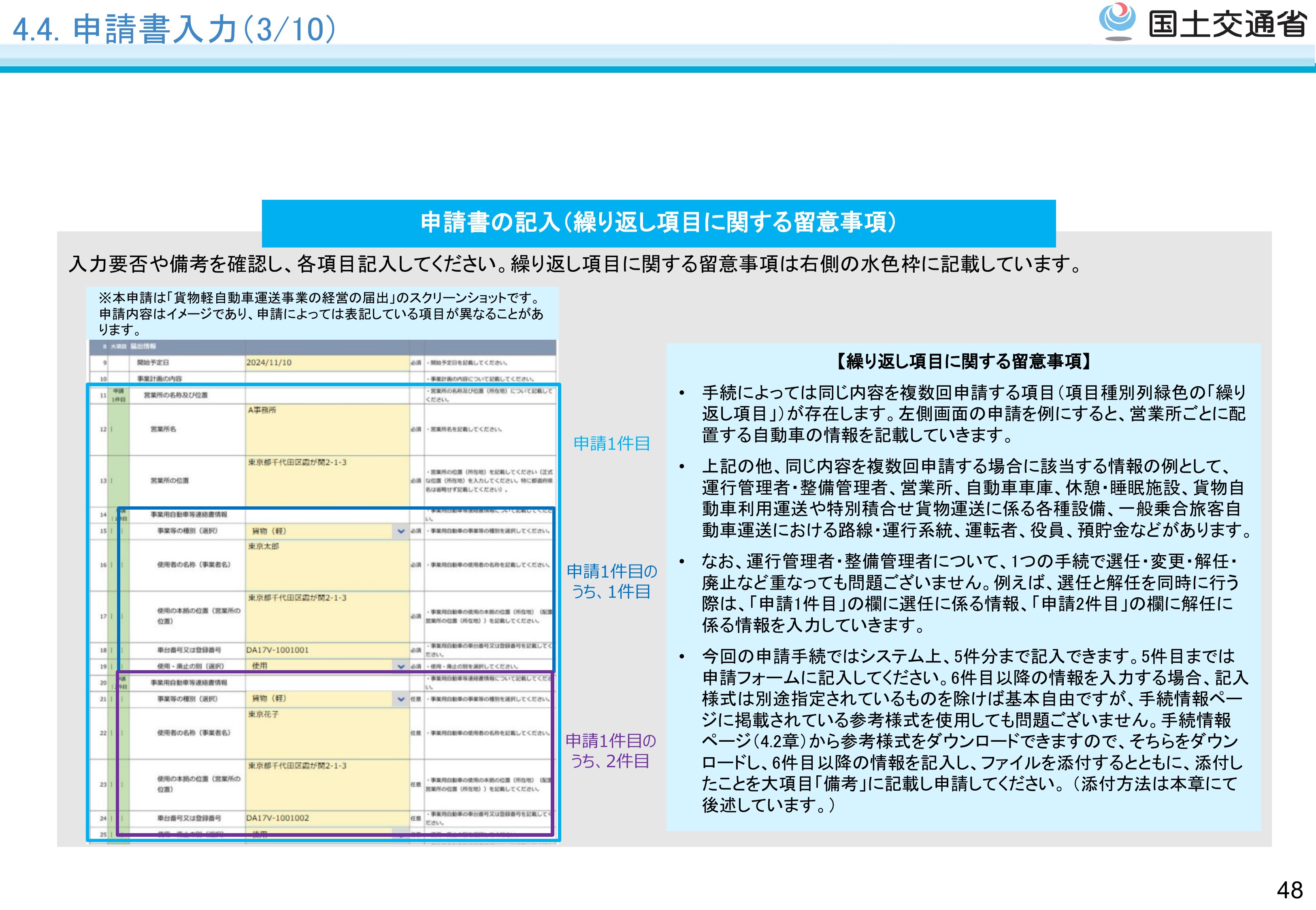 申請 - スライド49